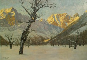 Matin de mars dans le Karwendel, Grand Ahornboden